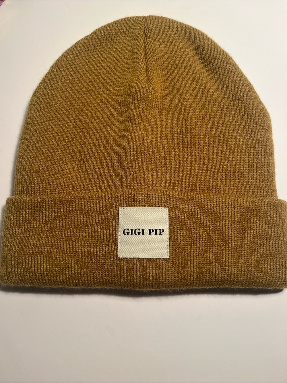 GIGI PIP  Mustard Knit Beanie 🍁🍂🍁🍂